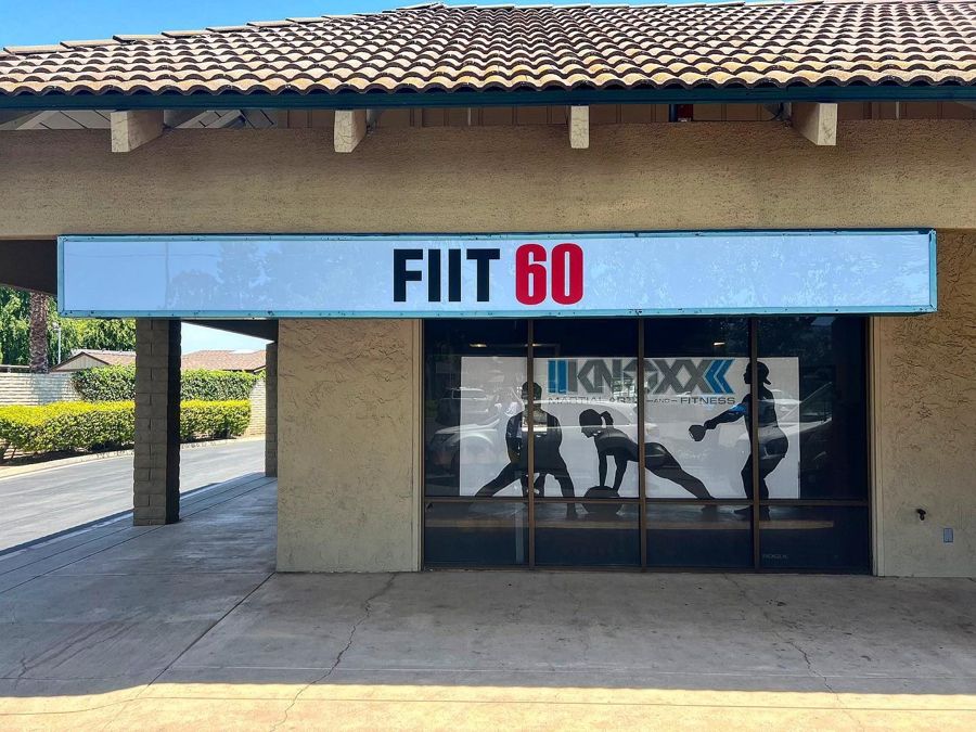 Gym signage for a fitness business in San Jose